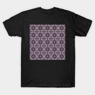 Saucer Magnolia Kaleidoscope pattern 4 T-Shirt